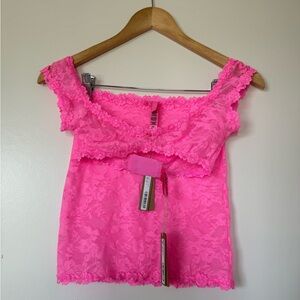 SKIMS Stretch Lace Intimates Bralette and Skirt. Size XS